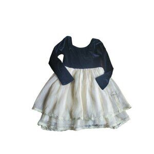 Nwt Camille And Leah Long Sleeve Velvet Dress Size 8